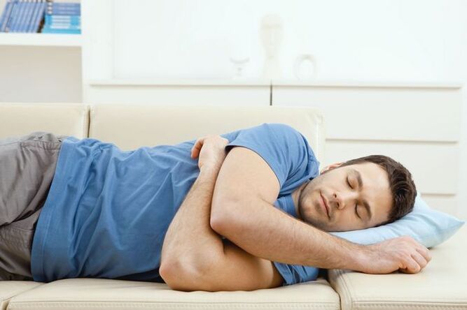 Uncomfortable posture during sleep as a cause of lower back pain